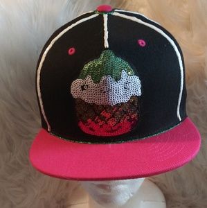 Custom Unisex Winking 😉 Cupcake "Skater" Snapback